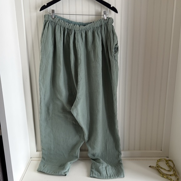 Free People Balloon Fit Parachute Pant in Sage Green - Picture 9 of 10